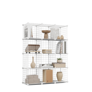 Estantería modular metálica Titán C12 Blanca