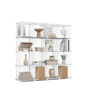Estantería modular metálica Titán C16 Blanca