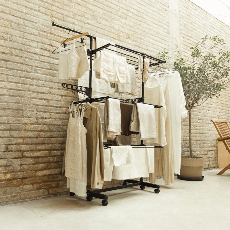 Tendedero de ropa vertical Fold Care V60 XXL Negro - Imagen 5