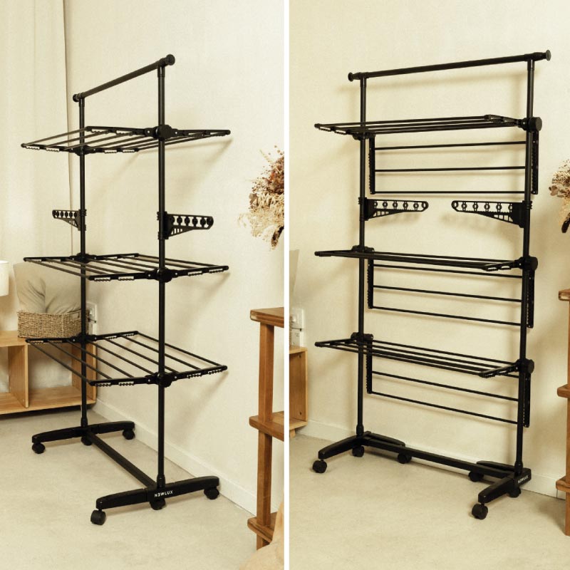 Tendedero de ropa vertical Fold Care V60 XXL Negro - Imagen 8