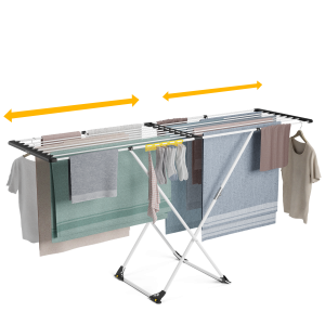 Tendedero extensible de pie Expansion V25 Blanco